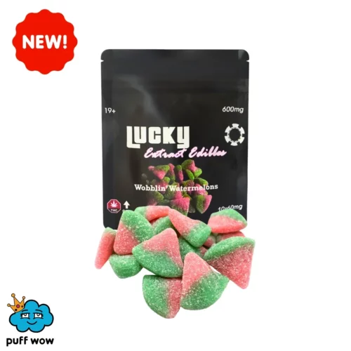 600mg THC Wobblin Watermelon Gummies - Lucky
